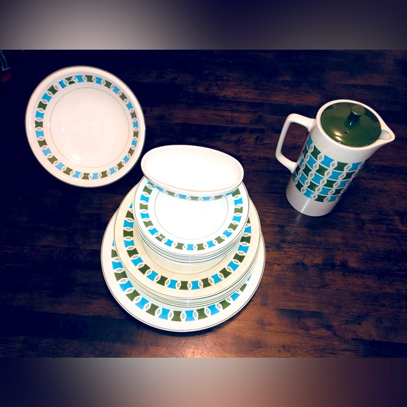 VINTAGE Harmony House Iron Stone 4278 MALIBU Japan